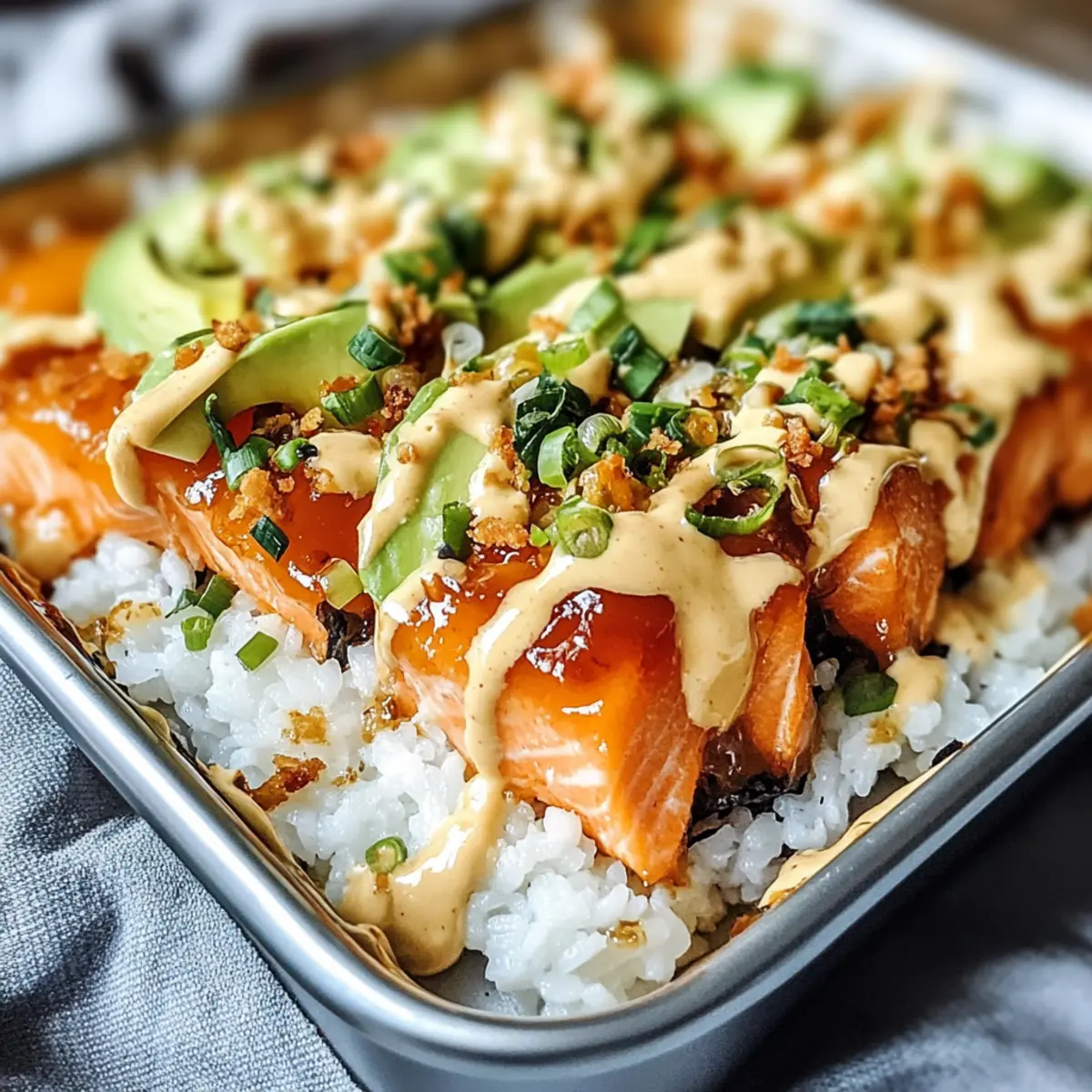 Savory Salmon Sushi Bake: Your New Comfort Food Favorite