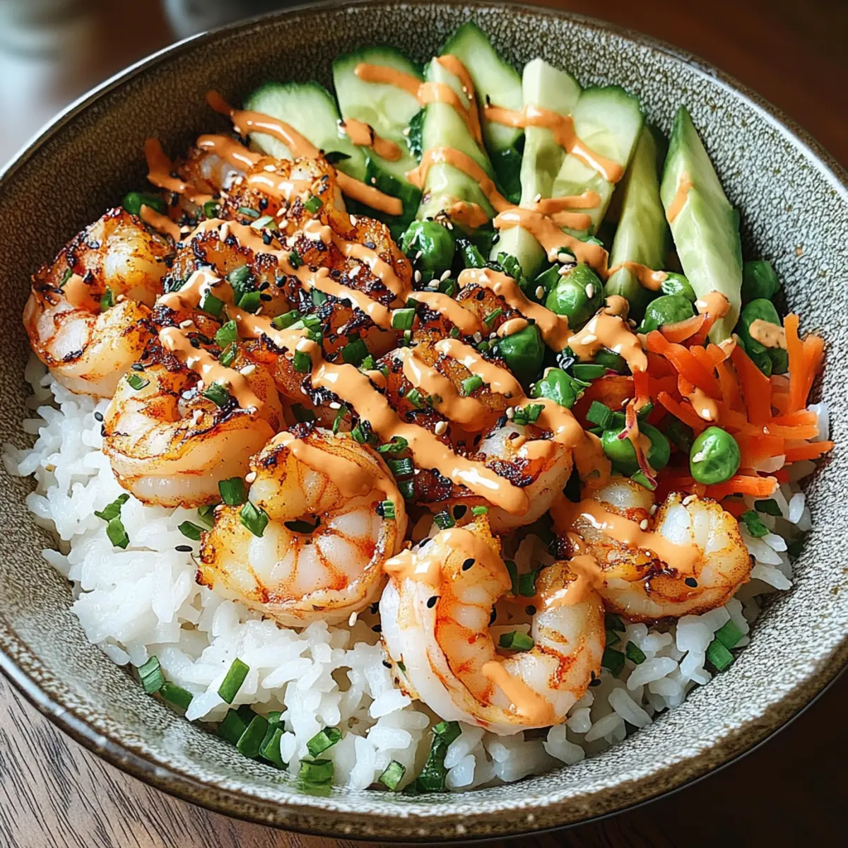 Zesty Shrimp Rice Bowls with Spicy Mayo in 25 Minutes