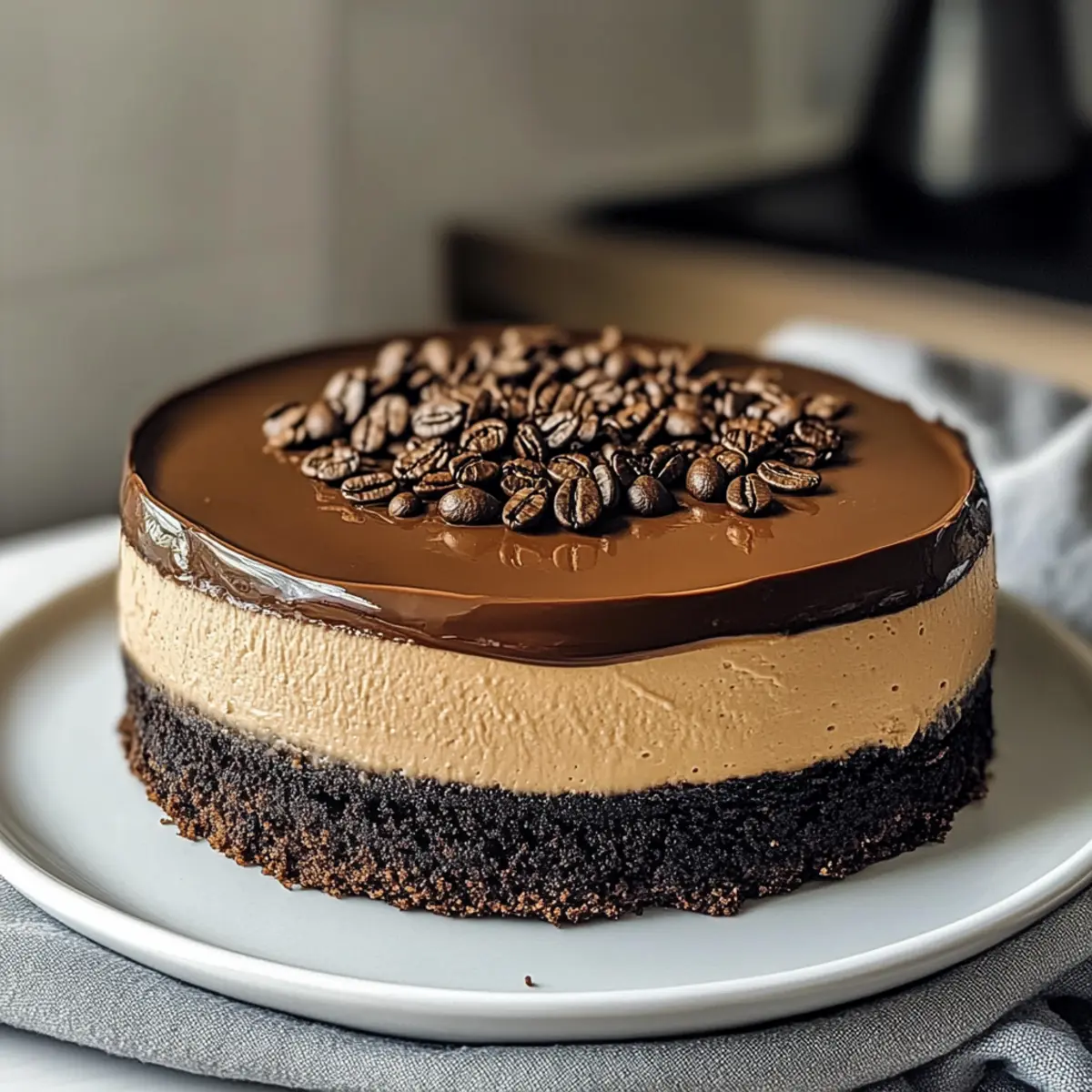 Irresistible Espresso Coffee Cheesecake for Coffee Lovers