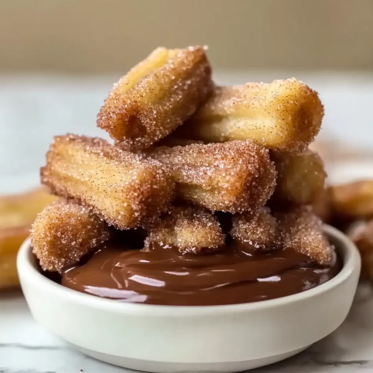 Nutty Churro Bites with Nutella: A Sweet Homemade Treat