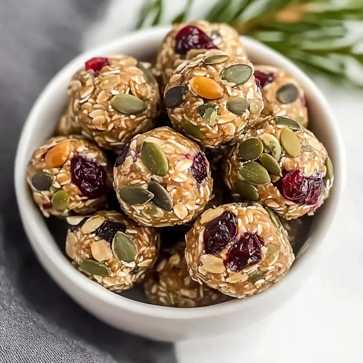 Healthy Pumpkin Seed & Cranberry Energy Balls for Guilt-Free Snacking