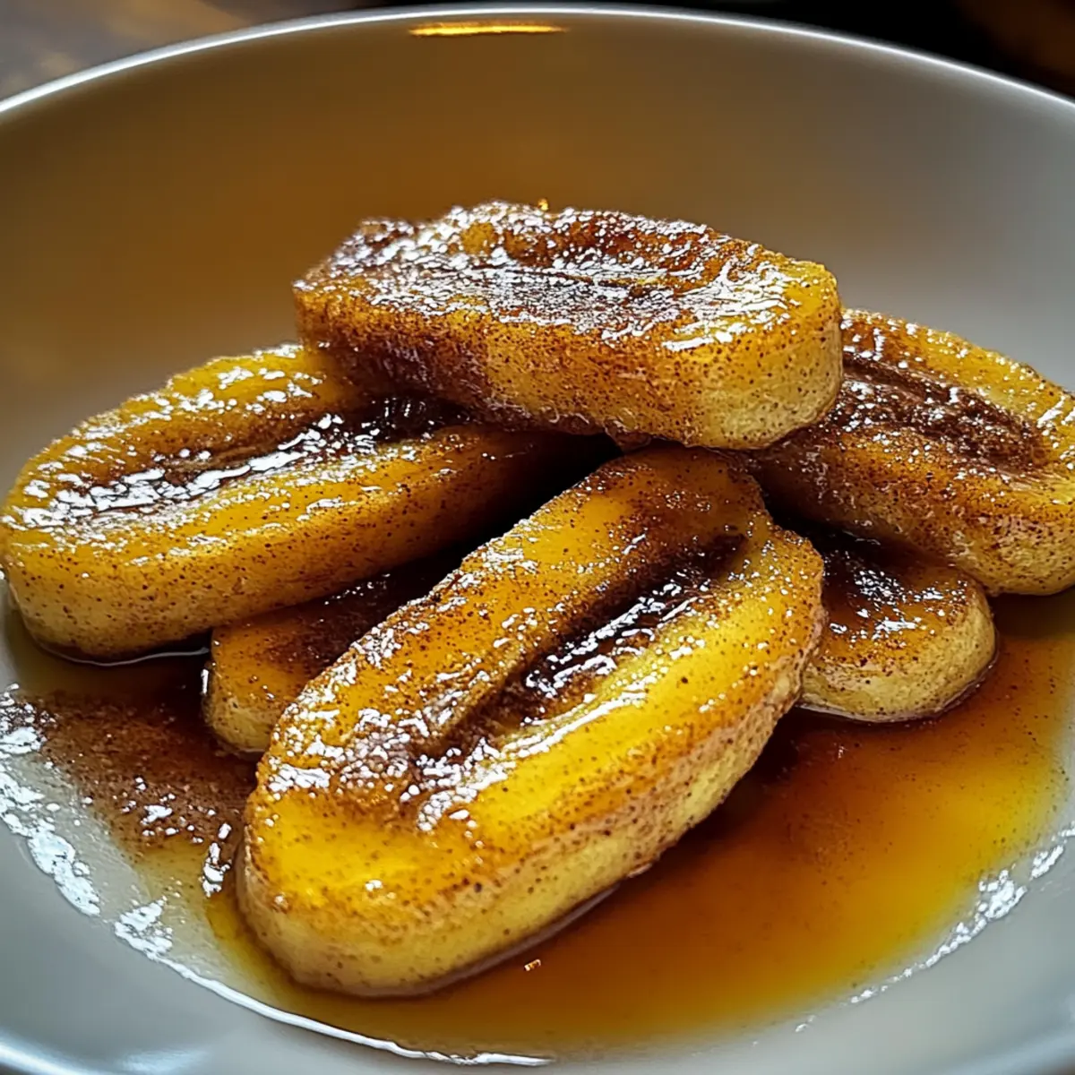 Fried Bananas with Cinnamon Butter: A Sweet Indulgence