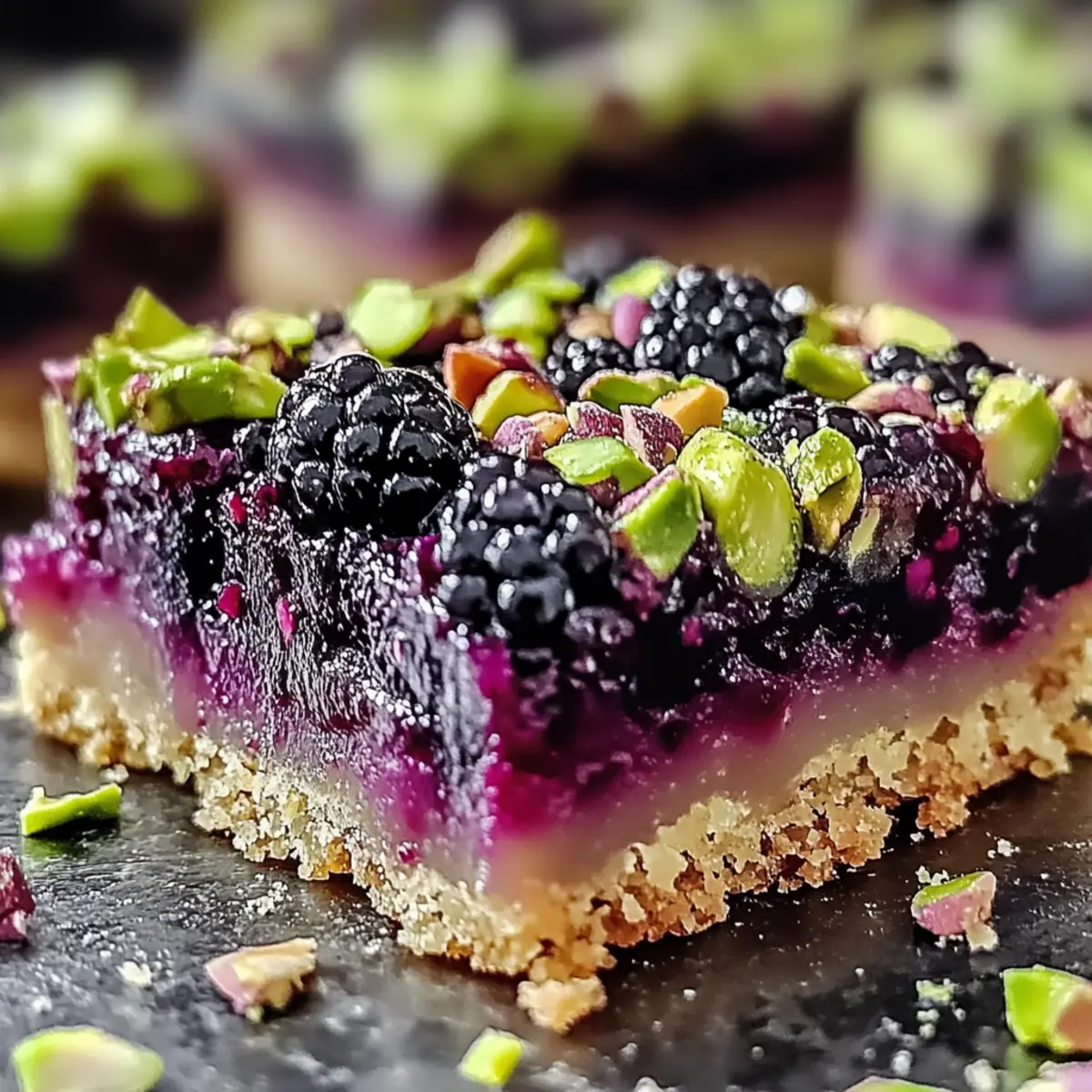 Blackberry Pistachio Dream Bars: Delight Your Sweet Tooth Today