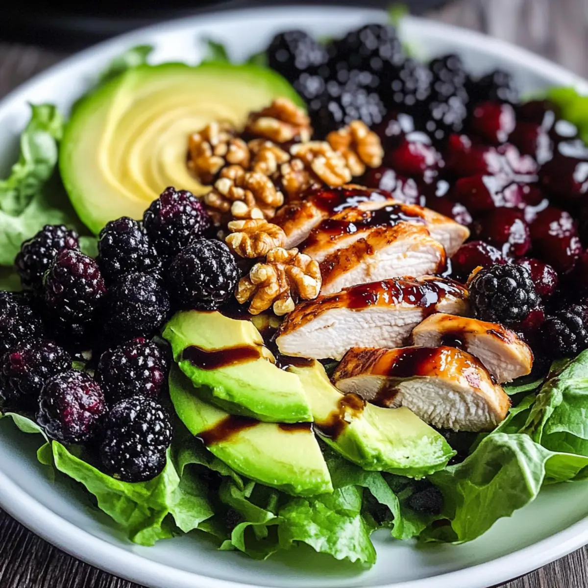 Blackberry Balsamic Chicken Salad: Fresh Flavors in 20 Minutes