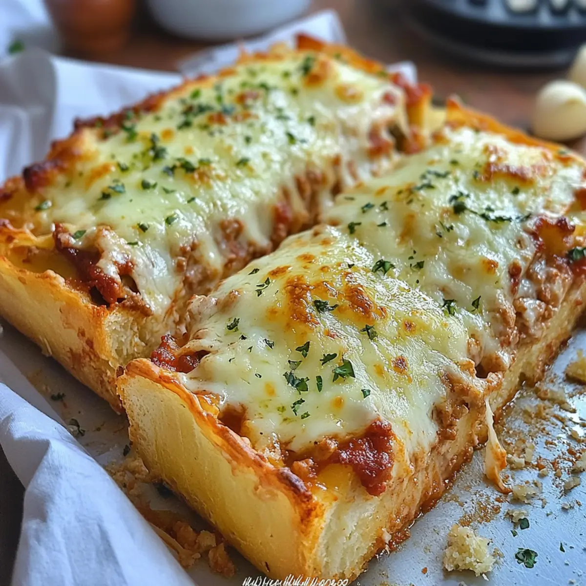 Garlic Lasagna Bread: Cheesy Comfort in Every Bite