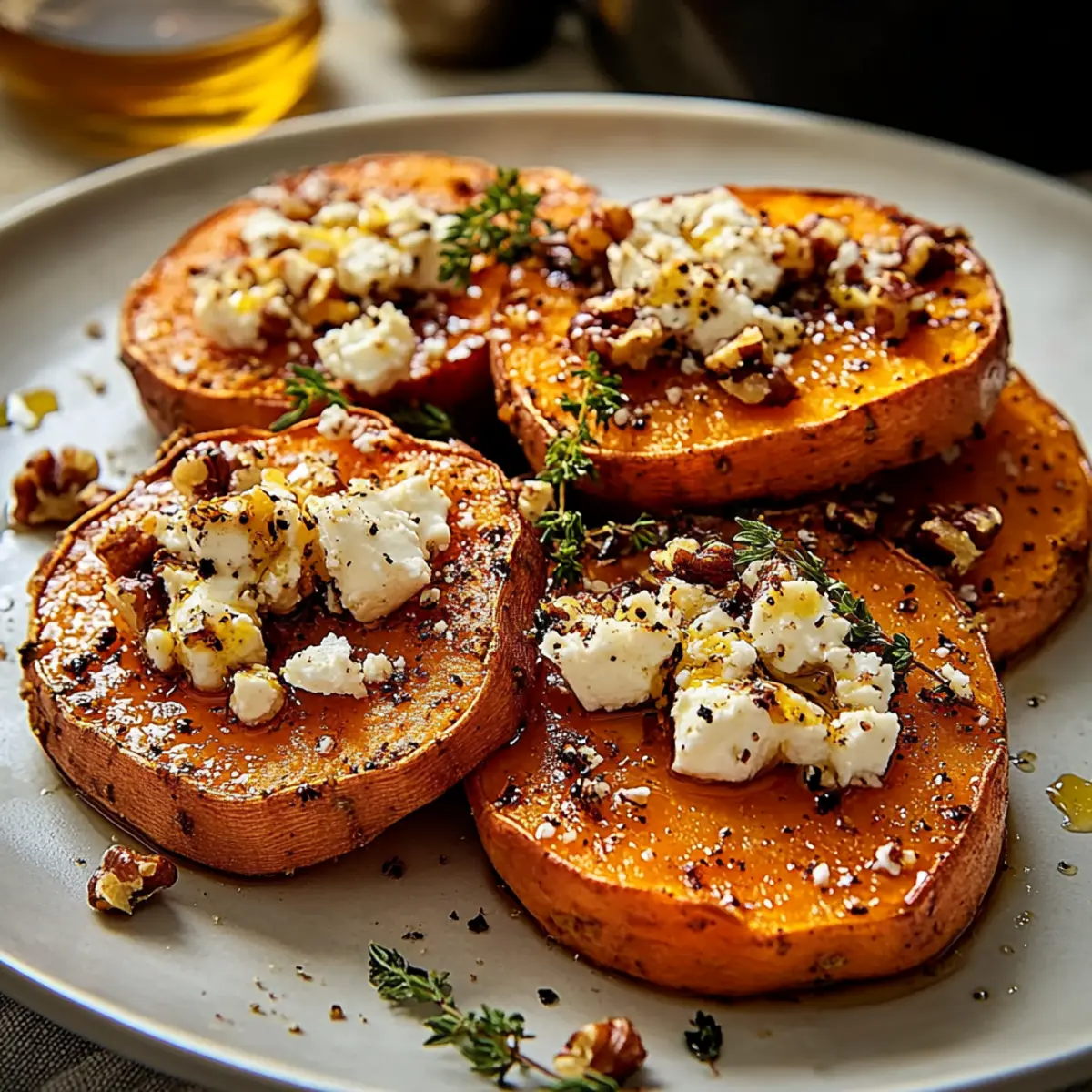 Sweet and Savory Honey Feta Sweet Potato Rounds to Wow Guests