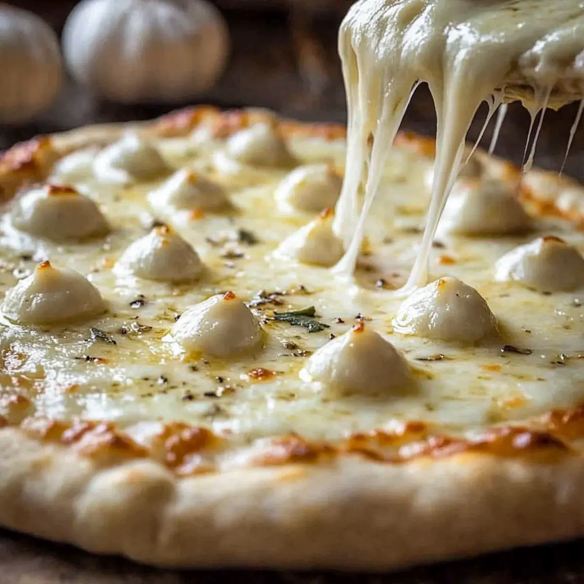 Irresistible White Garlic Pizza Sauce for Gourmet Pizzas