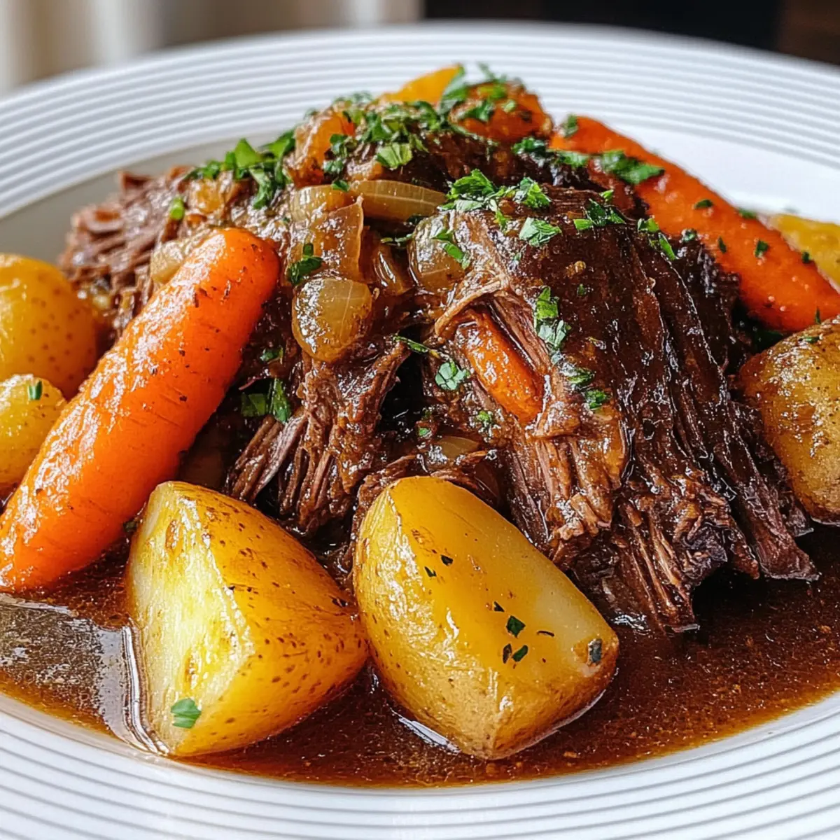 Tender Pot Roast Slow Cooker: A Cozy Comfort Food Delight