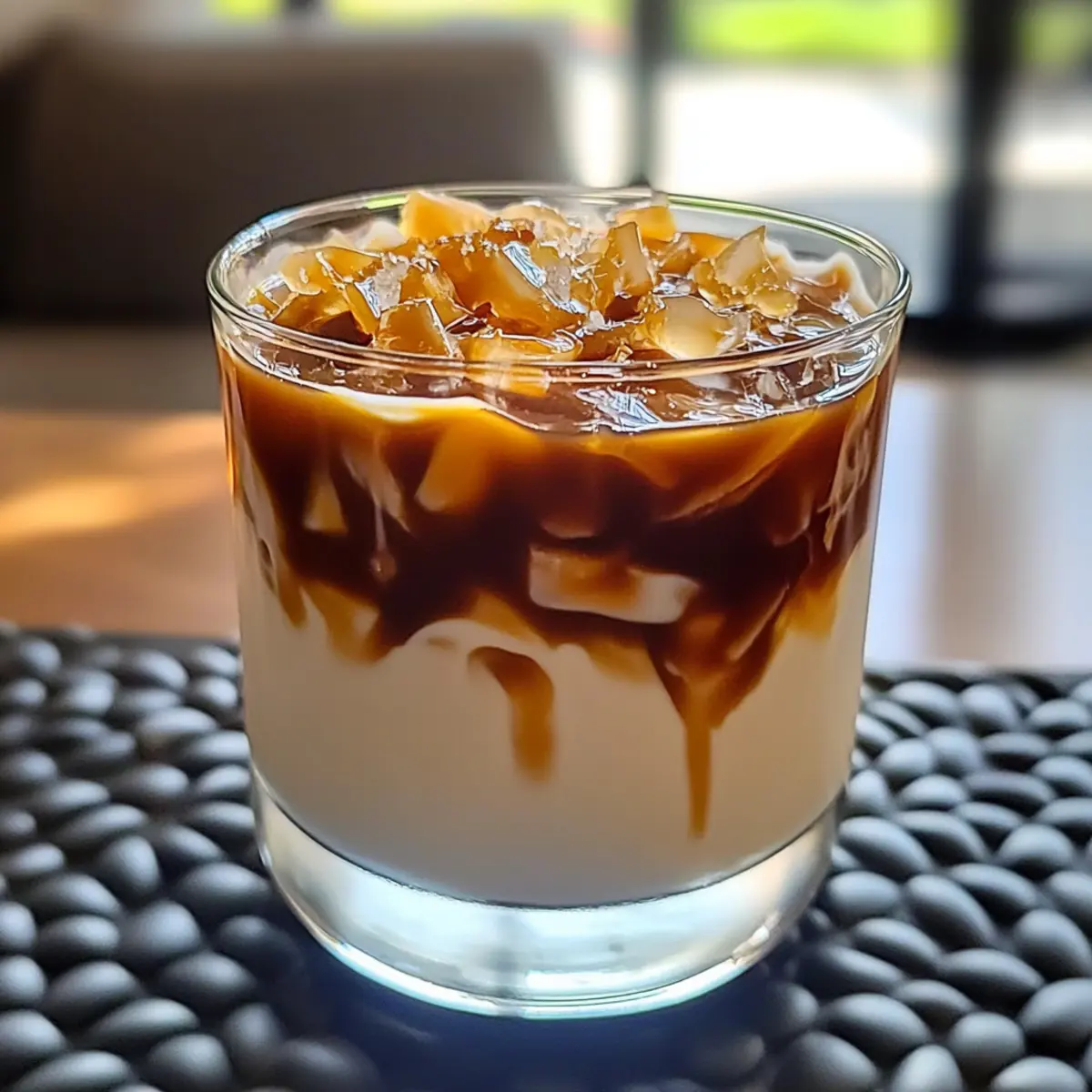 Indulge in a Creamy Salted Caramel White Russian Delight