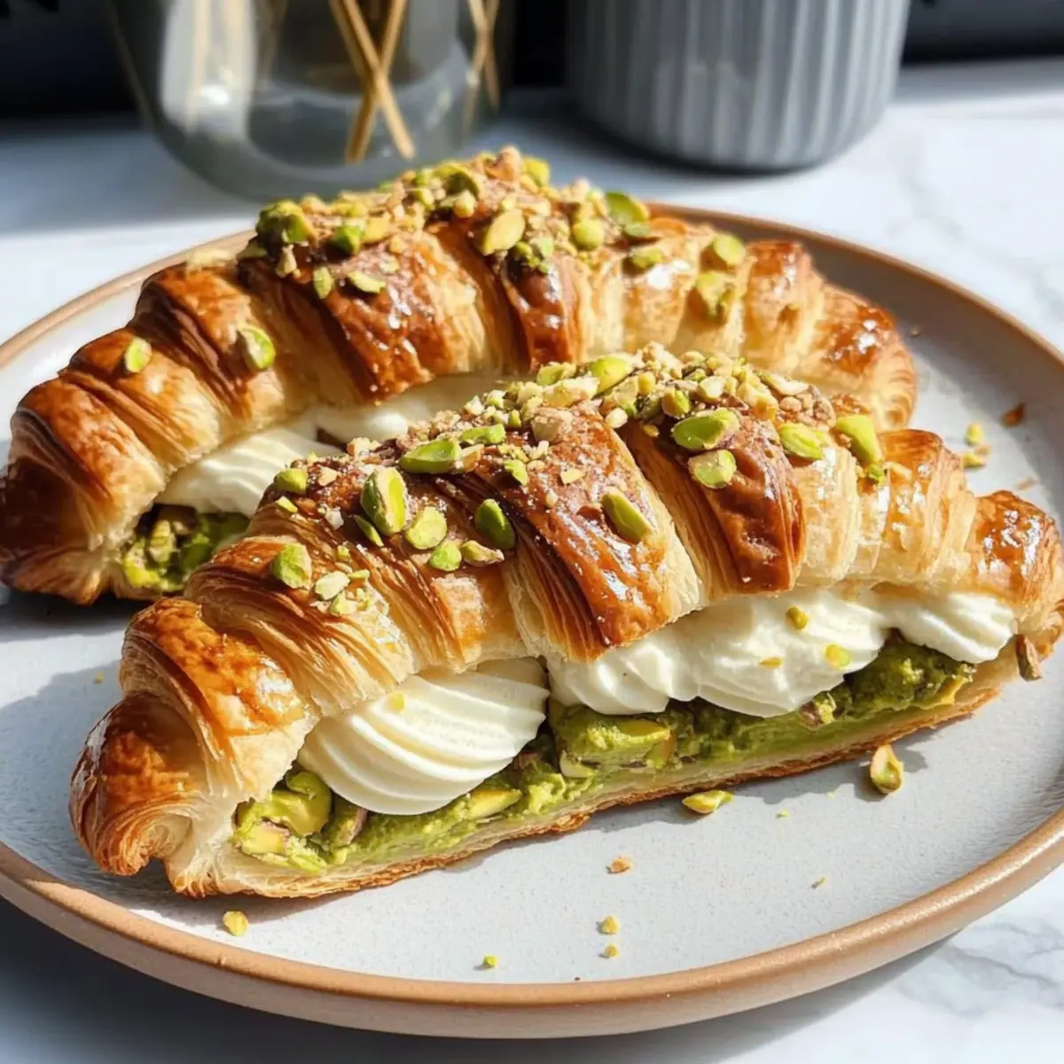 Irresistibly Flaky Easy Pistachio Croissants to Delight You