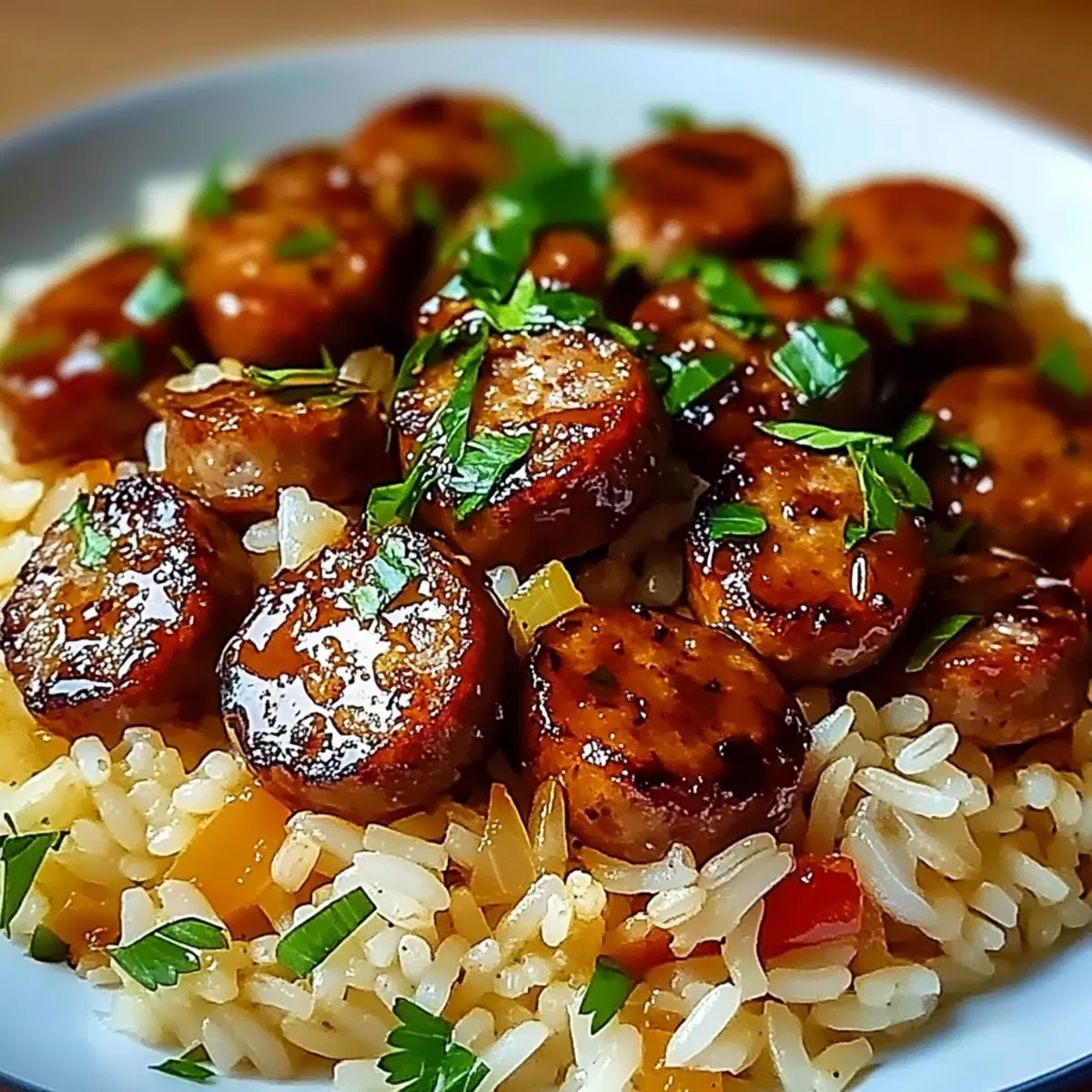 Cajun Honey Garlic Sausage Rice: A Quick Family Favorite