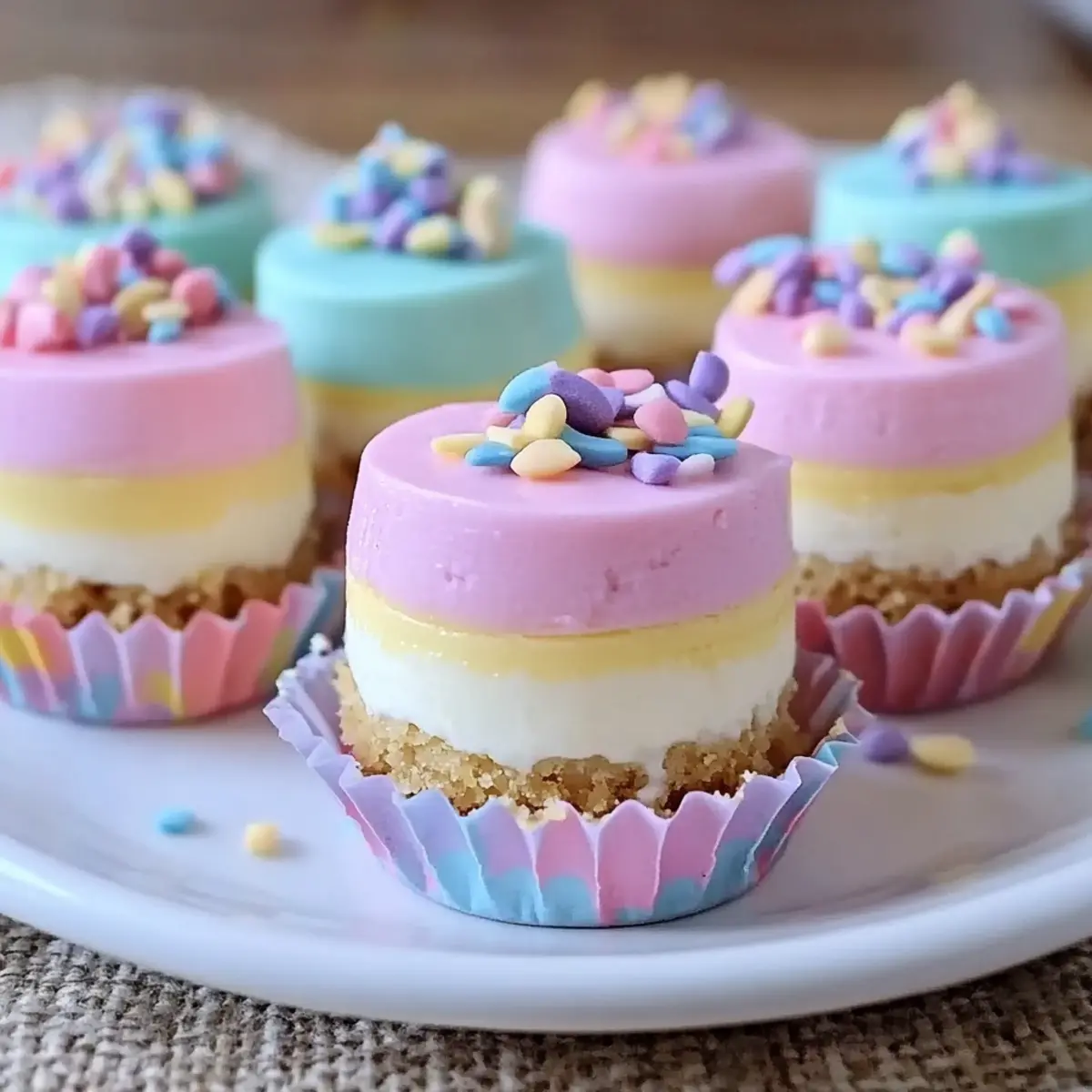 Easter No-Bake Mini Cheesecakes: A Whipped Delight for Spring