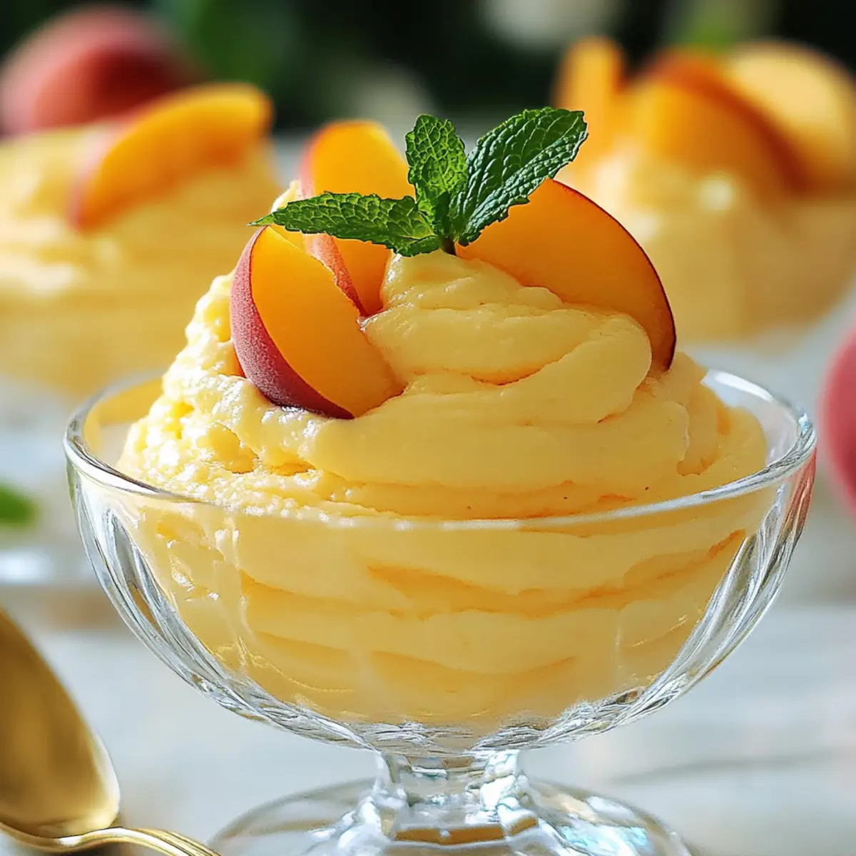 Peach Mousse Delight Fresh and Fruity: A Sweet Escape at Home