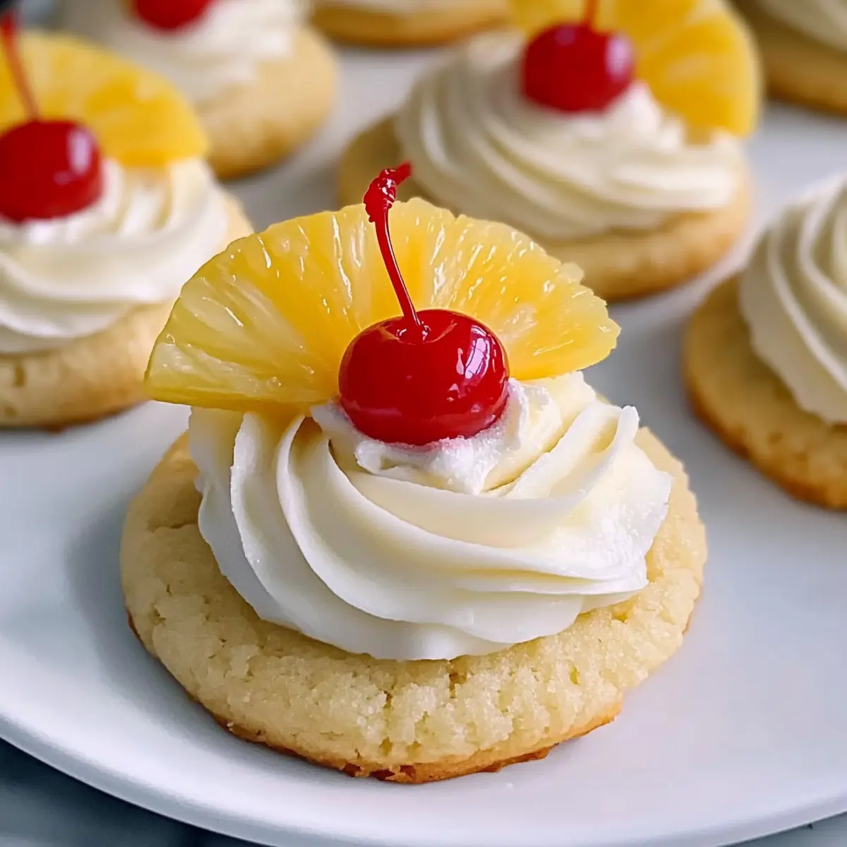 Tropical Crumbl Cookies with Irresistible Baileys Frosting