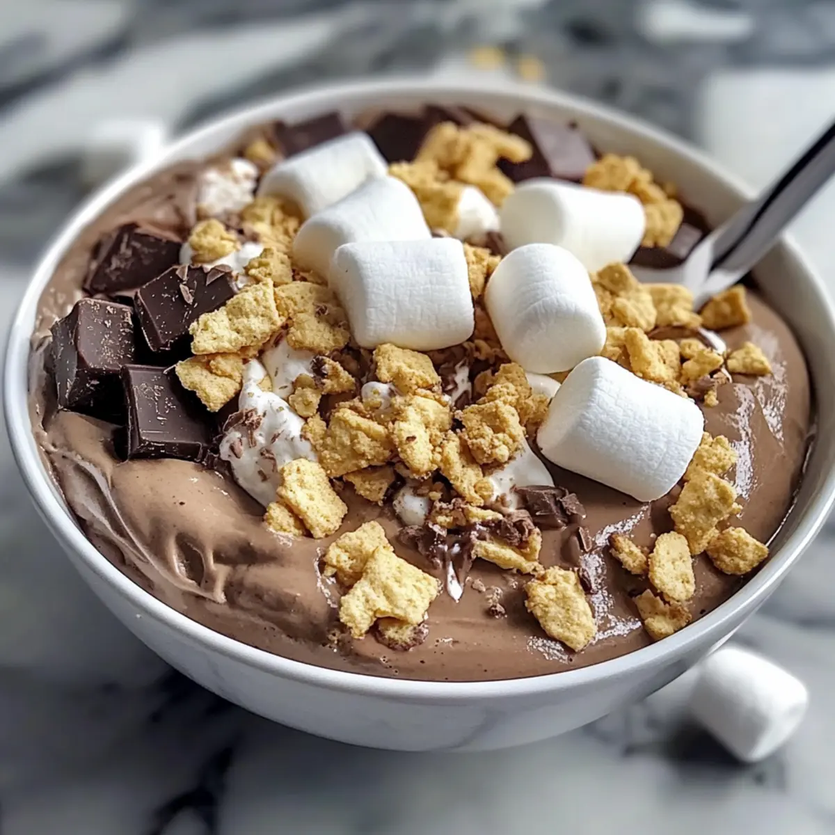 Double Chocolate Protein S’mores Bowl: Indulge Guilt-Free!