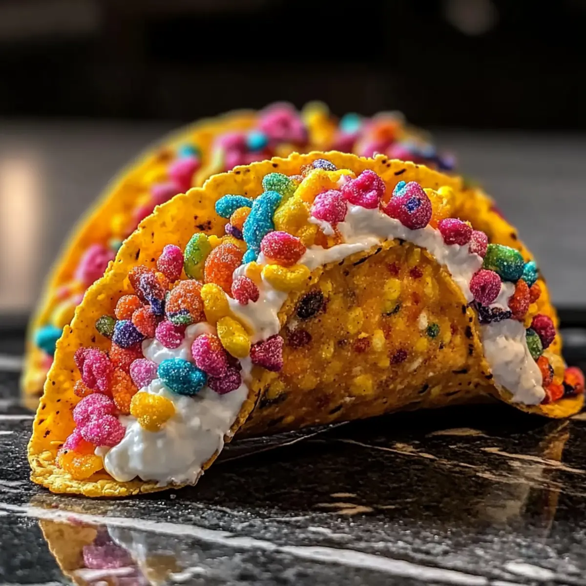 Fruity Pebbles Cheesecake Tacos: A Fun No-Bake Delight