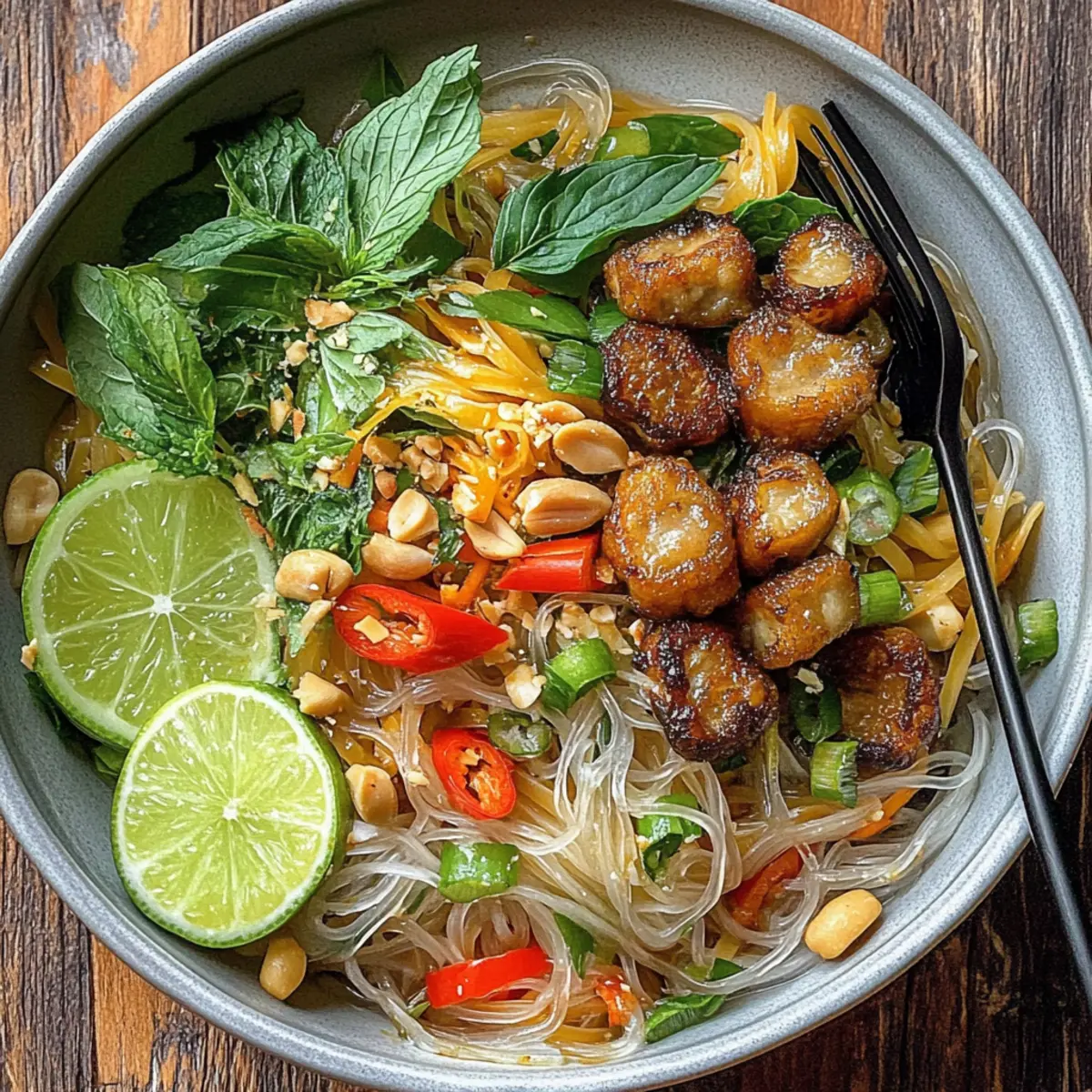 Delicious Vermicelli Noodle Recipe: Fresh and Flavorful Bowl