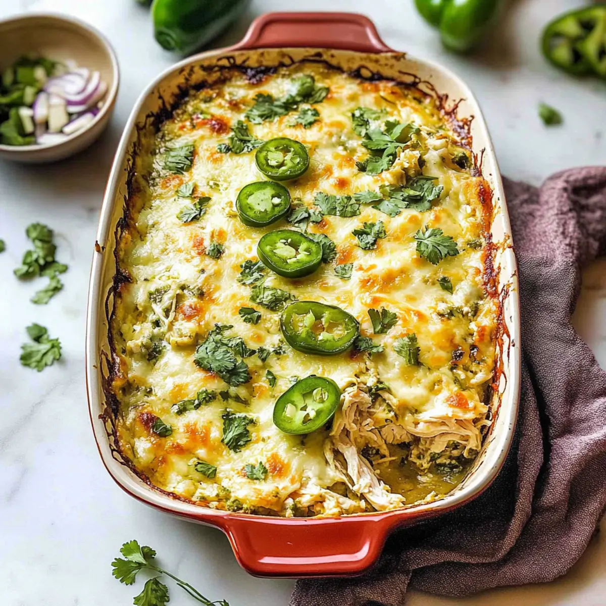 Salsa Verde Chicken Casserole: A Comforting Family Favorite