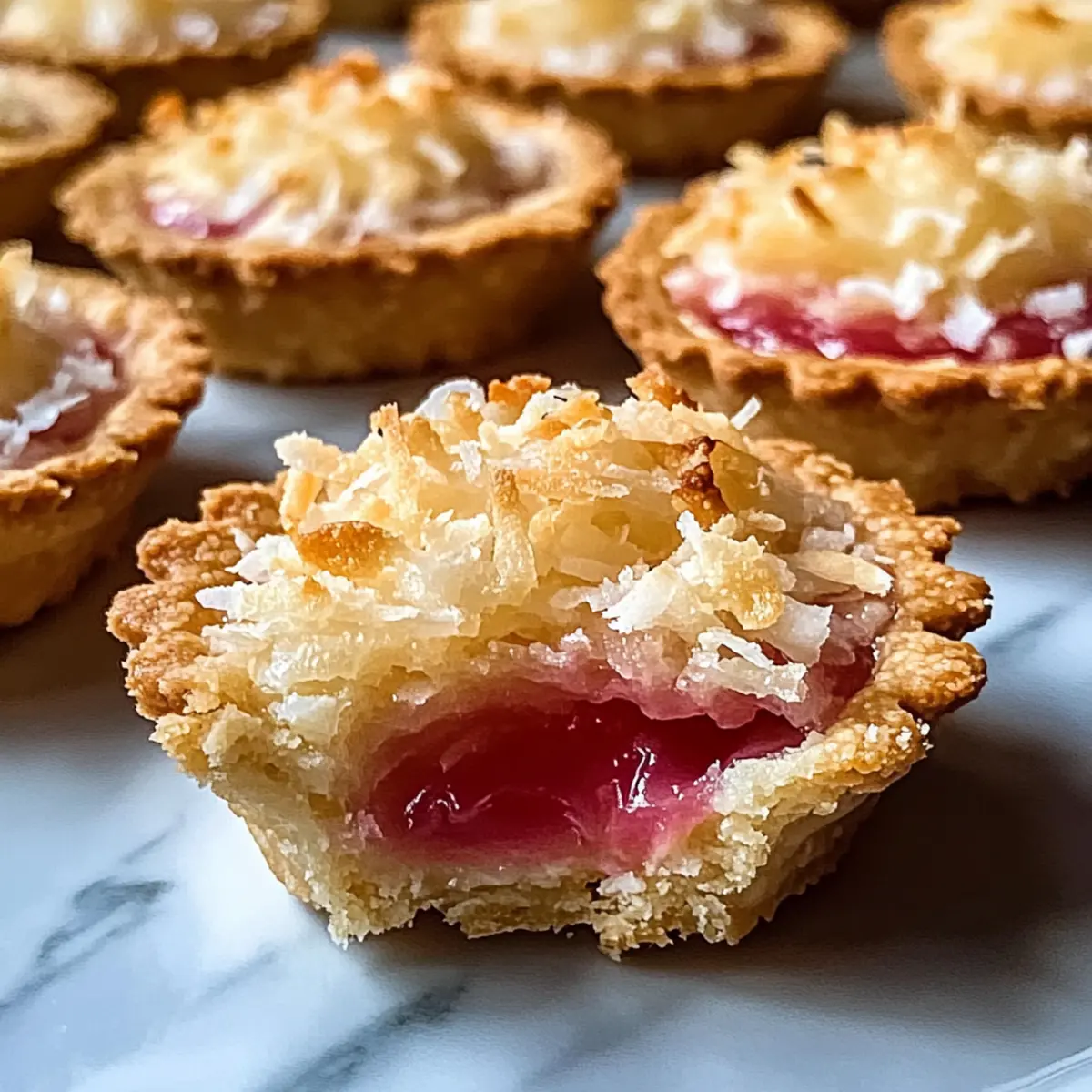 Rhubarb Coconut Macaroon Tarts: A Sweet Spring Delight