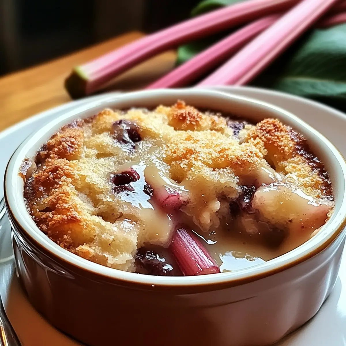 Sticky Rhubarb Pudding: Your New Favorite Comfort Dessert