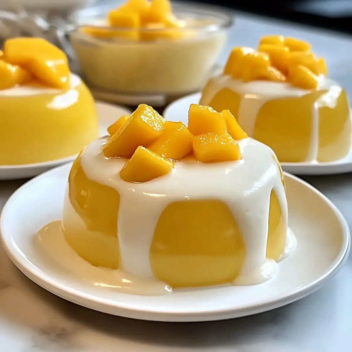 Simple Mango Pudding: A Creamy No-Bake Delight to Savor