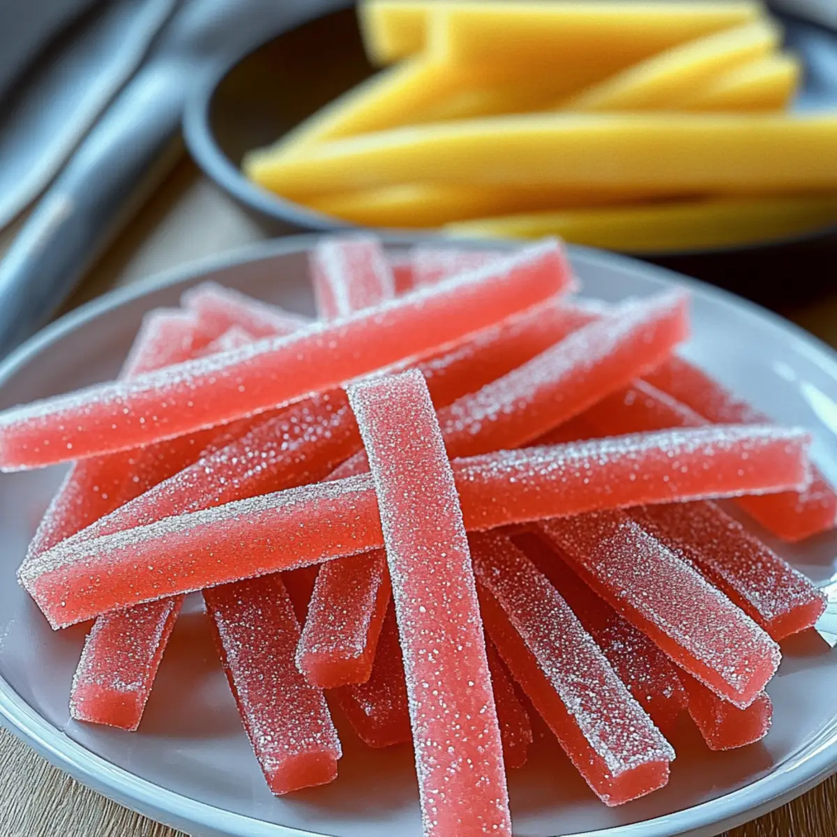 Delicious Rhubarb Sour Belts – A Chewy Vegan Treat!