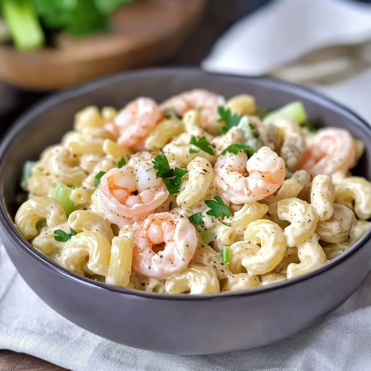 Light & Creamy Shrimp Pasta Salad for Refreshing Lunches