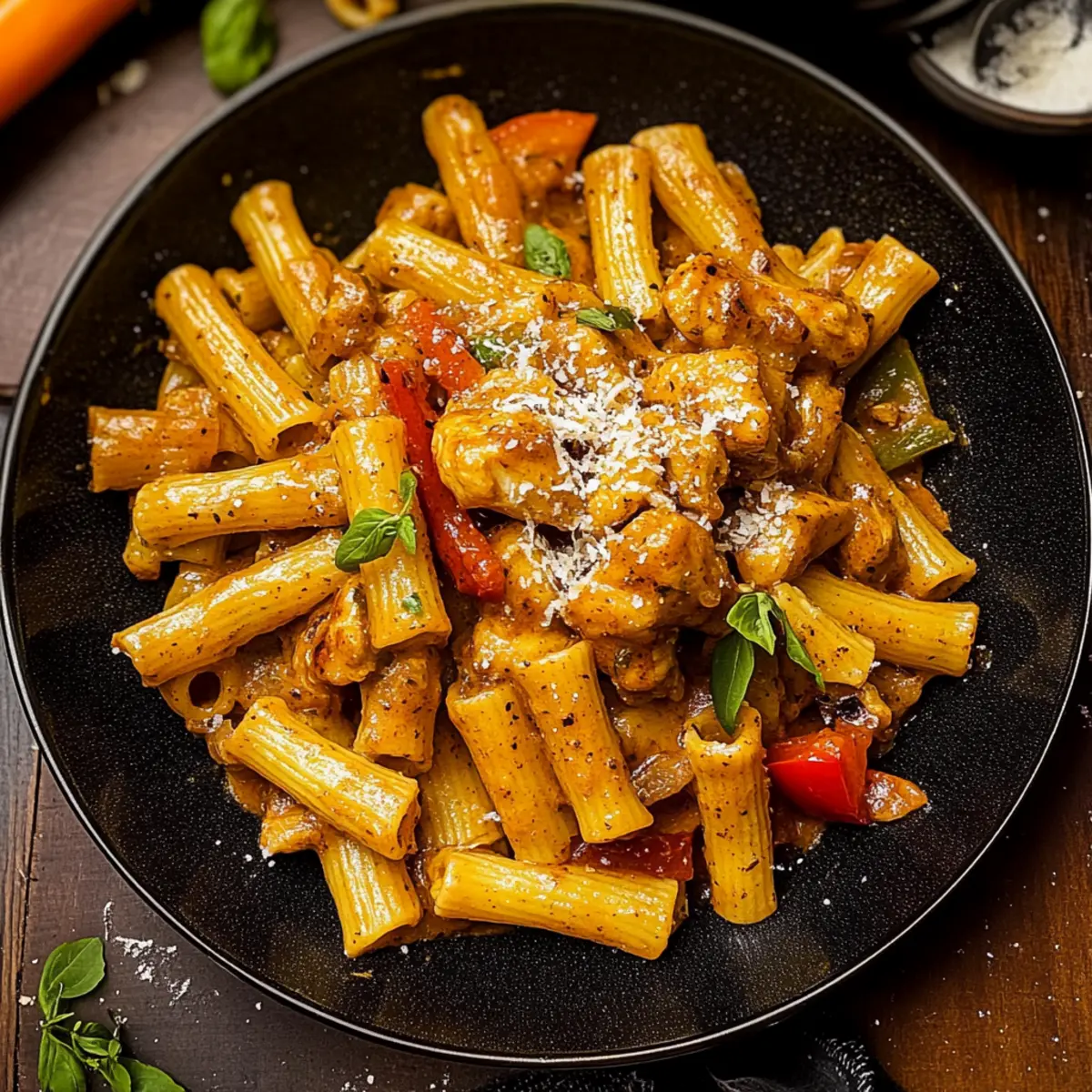 Authentic Jerk Chicken Rasta Pasta: Creamy Caribbean Delight
