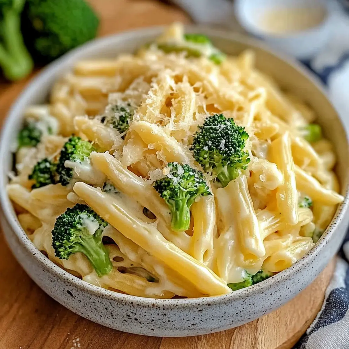 Creamy Broccoli Cheese Pasta for Quick Comforting Dinners