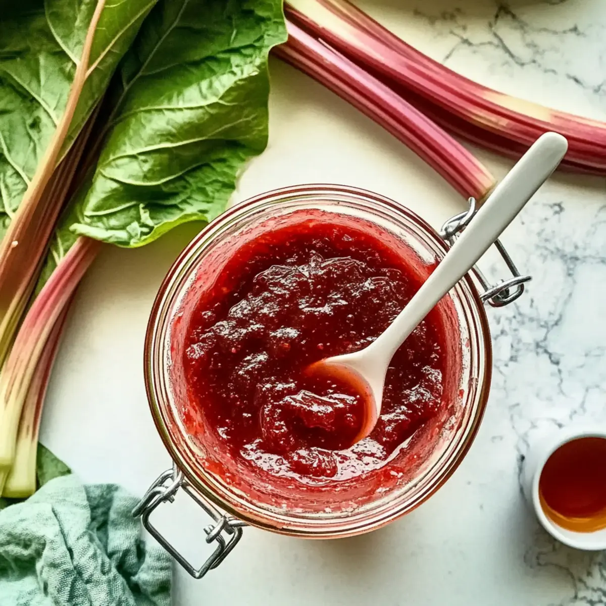Maple Rhubarb Jam: Sweet Simplicity for Your Pantry