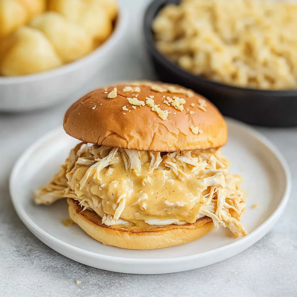 Delicious Ohio Shredded Chicken Sandwich for Cozy Gatherings