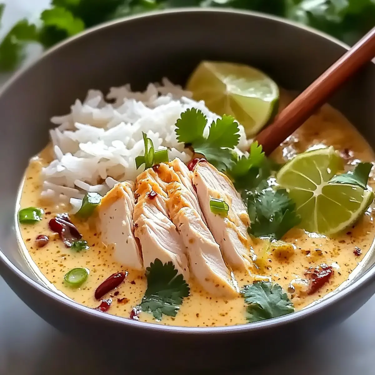 Coconut Chicken Brothy Rice: Your New Cozy Family Favorite
