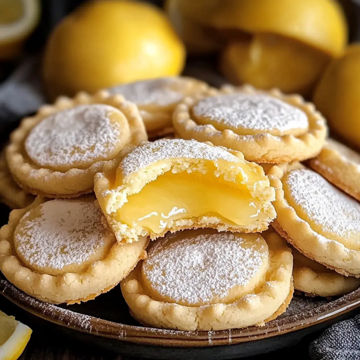Lemon Curd Cookies: Silky, Sweet, and Zesty Bliss