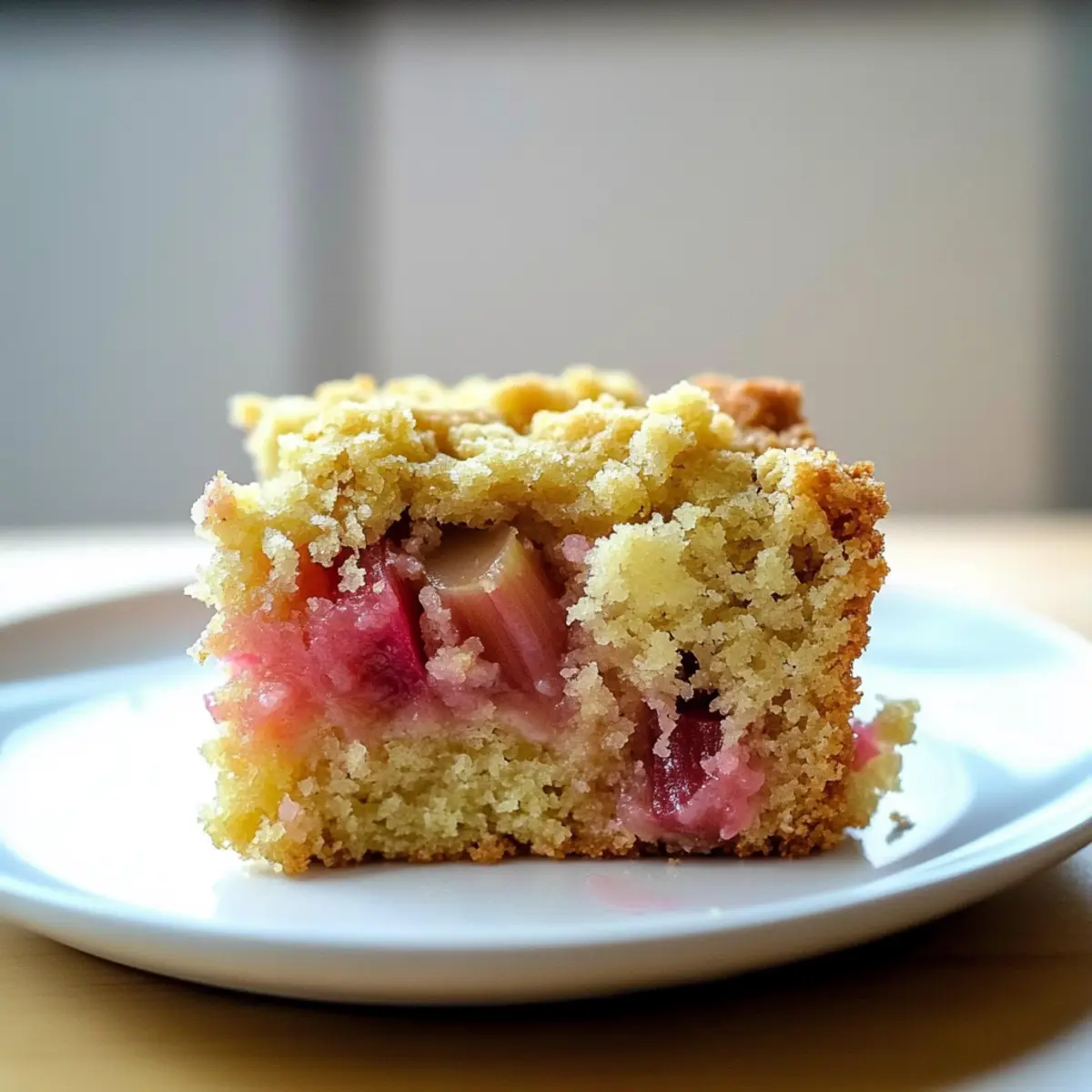 Irresistibly Sweet Rhubarb Buckle for Summer Snacking