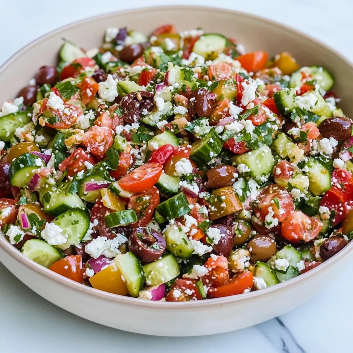 Fresh Mediterranean Chopped Salad to Brighten Your Plate