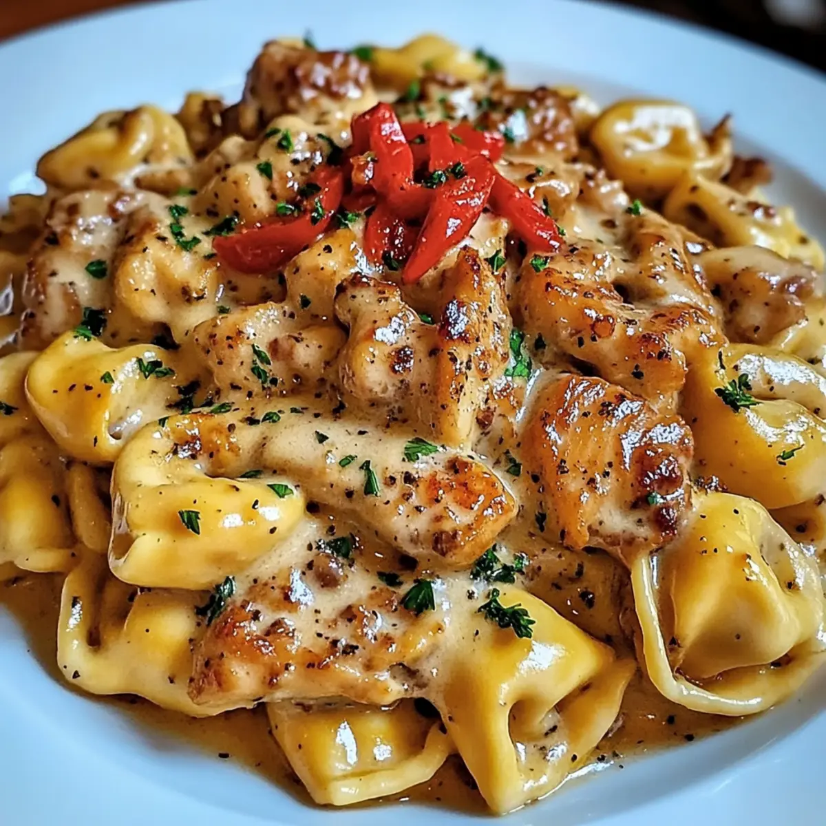 Cowboy Butter Garlic Chicken Tortellini for Cozy Nights