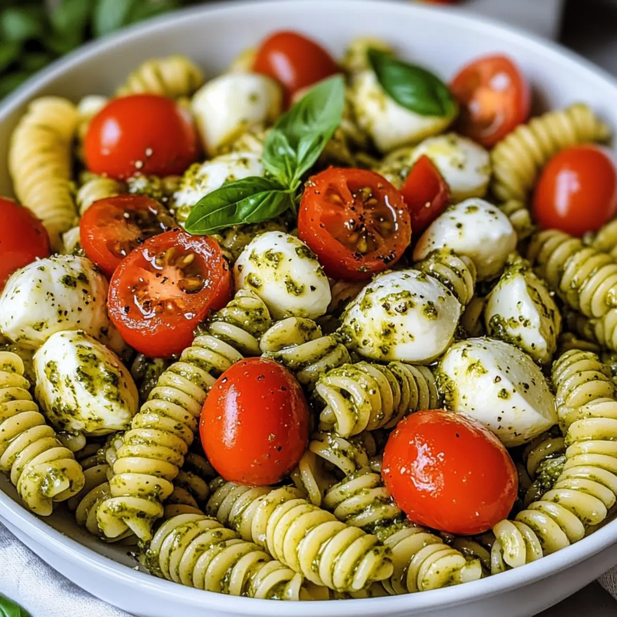 Pesto Caprese Pasta Salad: Your Go-To Summer Refreshment