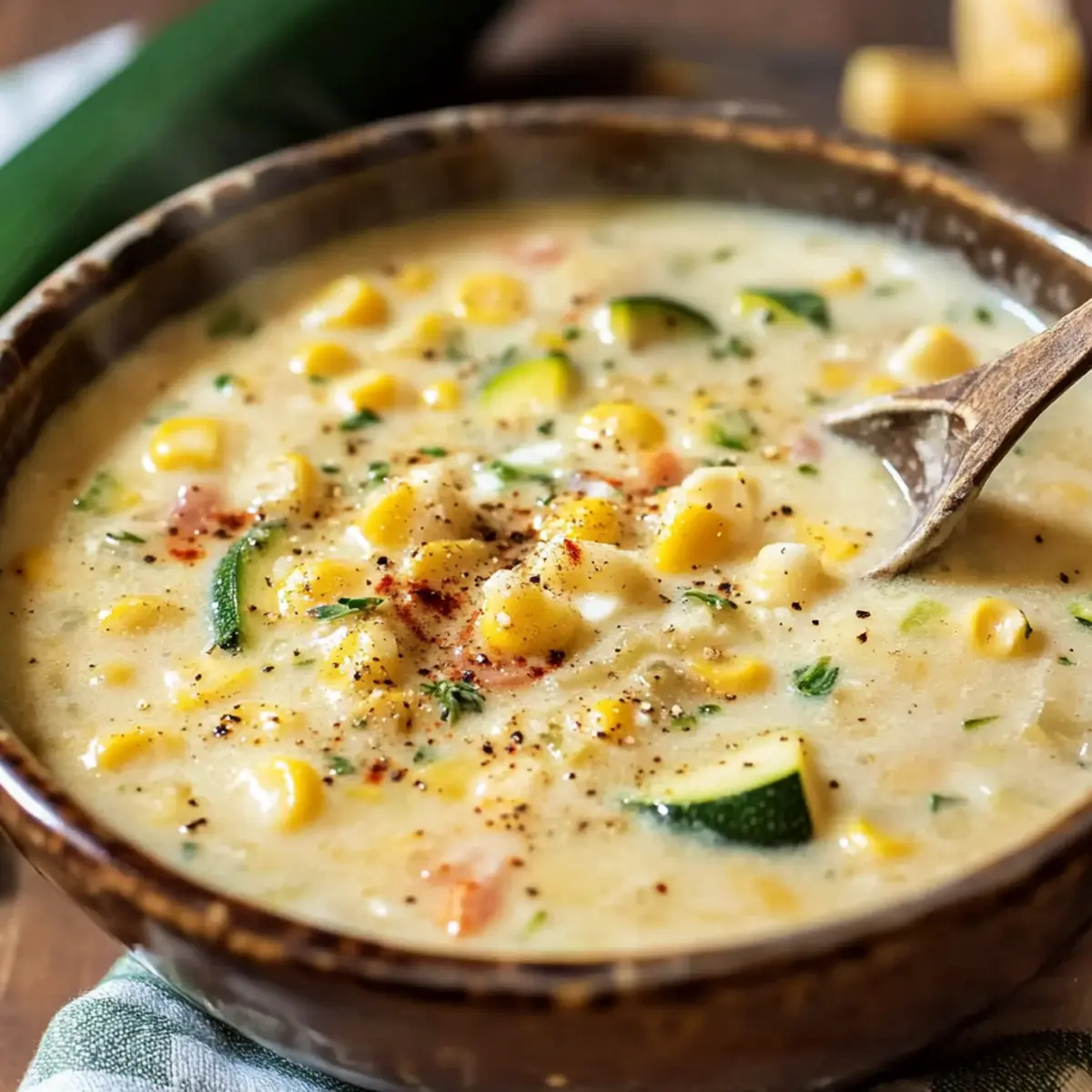 Creamy Summer Corn and Zucchini Chowder You'll Love