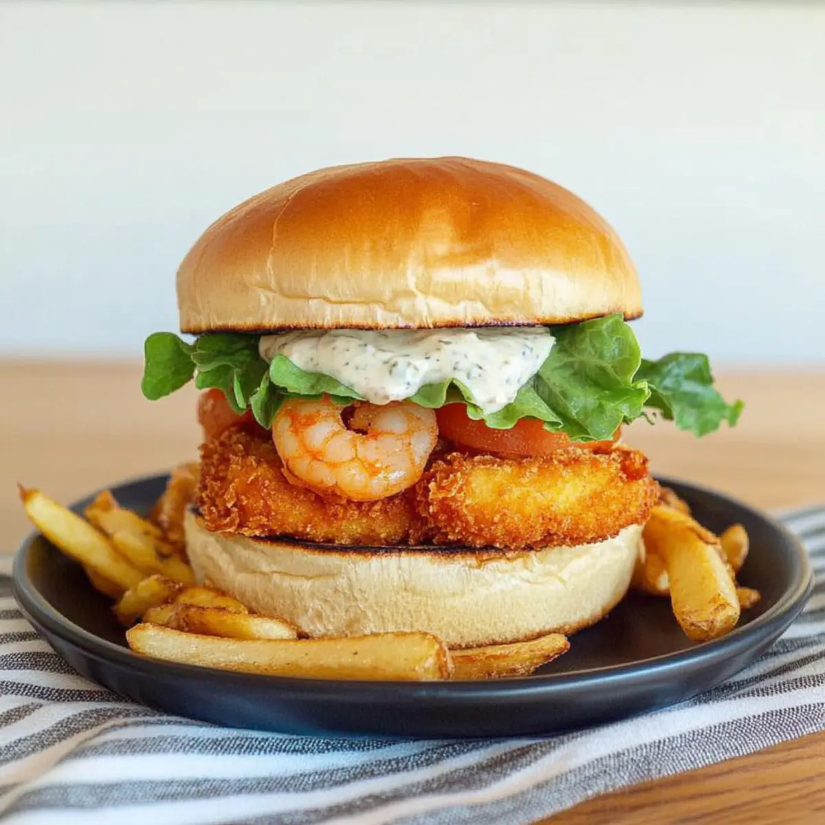 Crispy Fried Shrimp Burger That Will Blow Your Mind