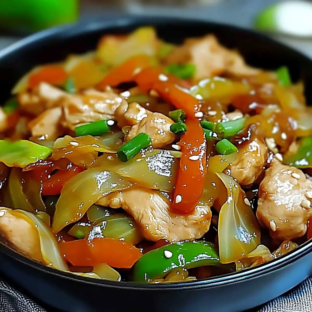 Savory Chicken Cabbage Stir-Fry Ready in 30 Minutes