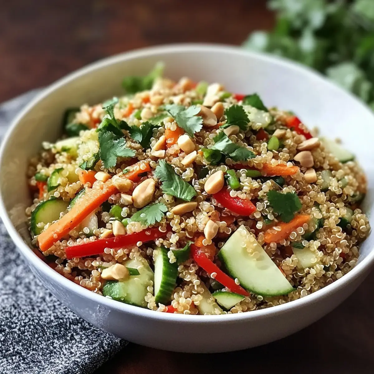 Thai Quinoa Crunch Salad: Quick, Colorful, and So Delicious