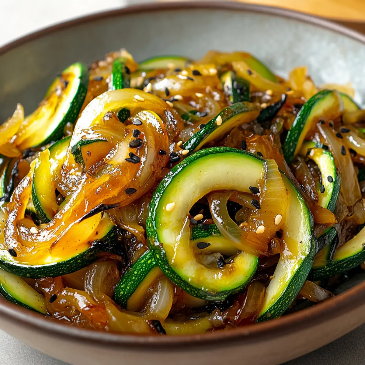 Japanese Zucchini & Onion Stir-Fry: Quick, Flavor-Packed Keto Side