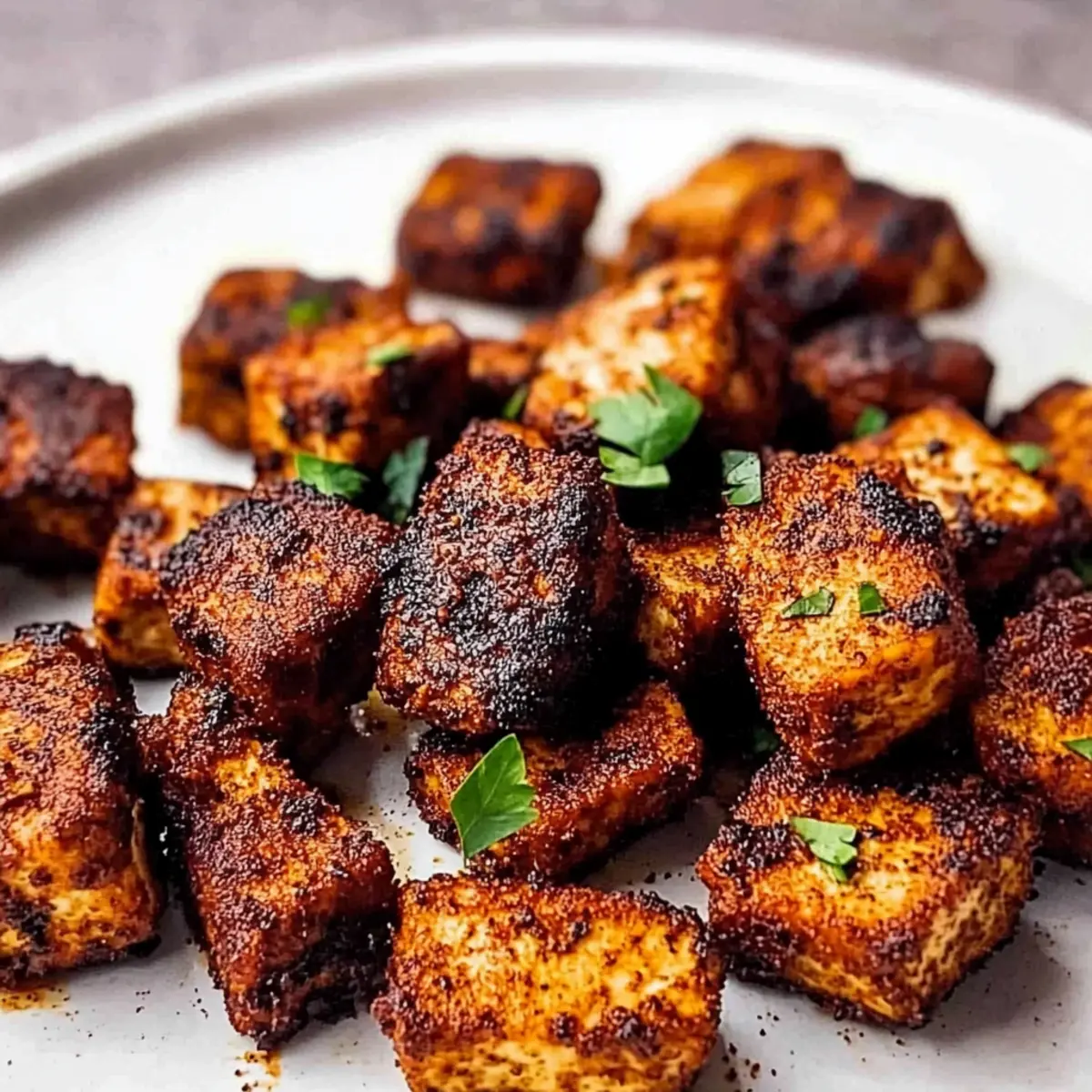 Crispy Cajun Tofu Bites for a Spicy, Crunchy Treat