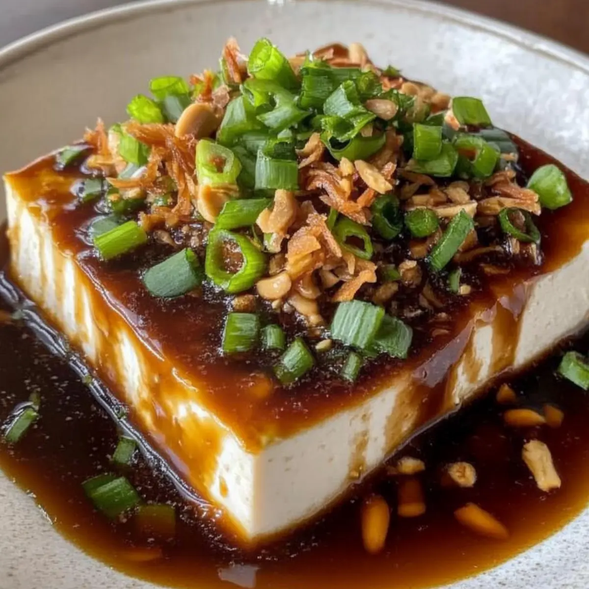 Hoisin Peanut Lime Cold Silken Tofu: A Refreshing Delicacy