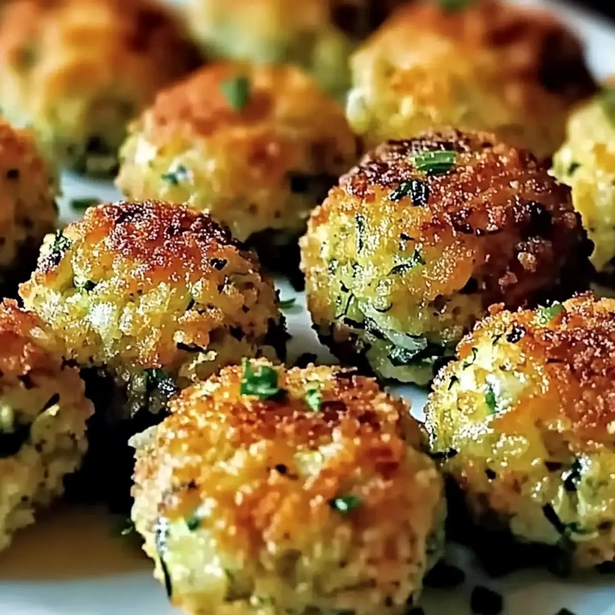 Crispy Garlic Zucchini Balls for Irresistible Snack Bliss