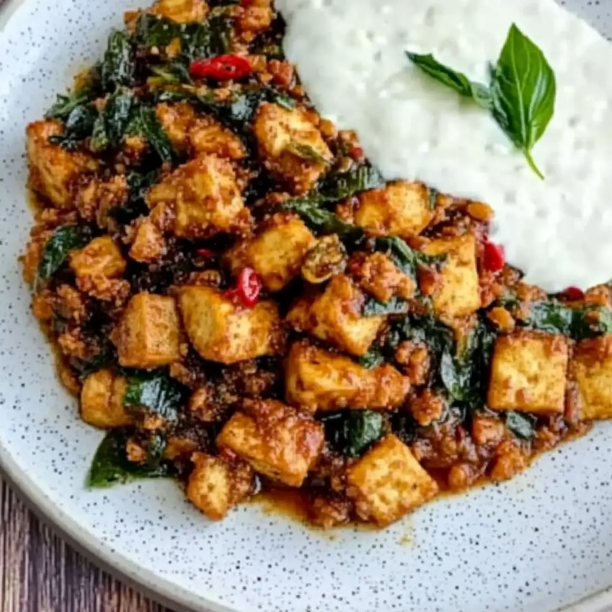 Savor Thai Basil Tofu: Quick, Flavorful Vegan Delight