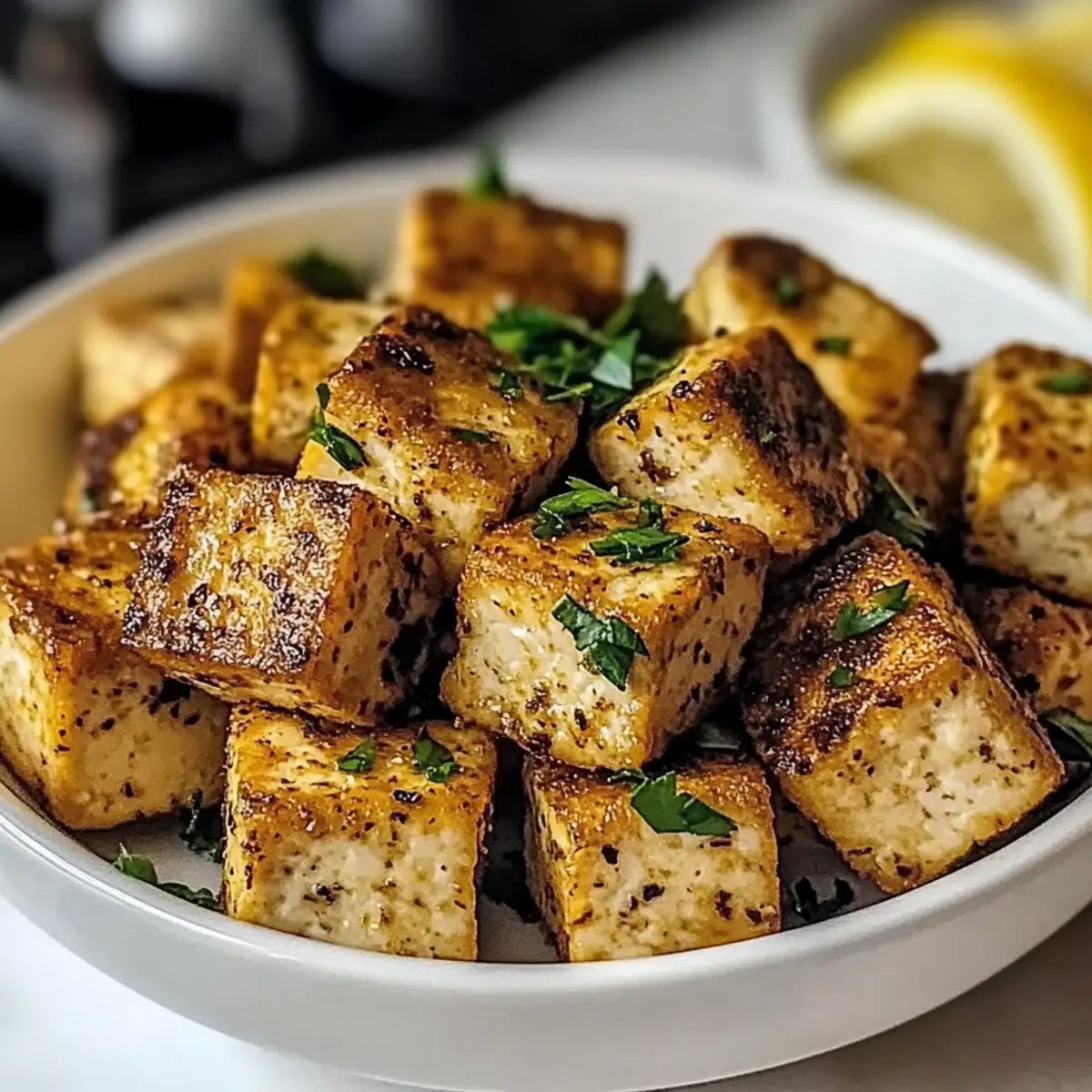 Crispy Baked Lemon Pepper Tofu for Flavorful Plant-Based Magic