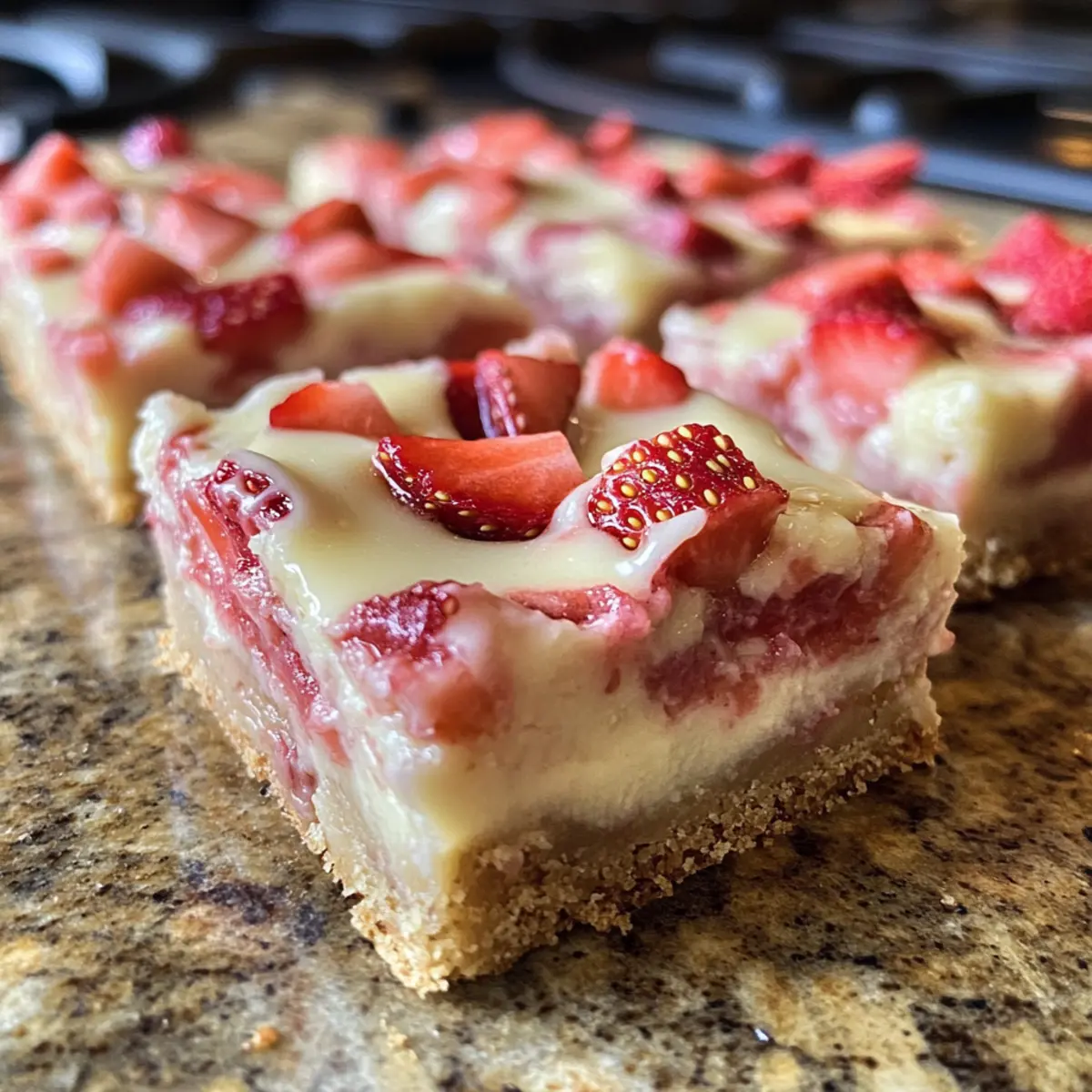 Strawberry White Chocolate Gooey Bars That Melt in Your Mouth