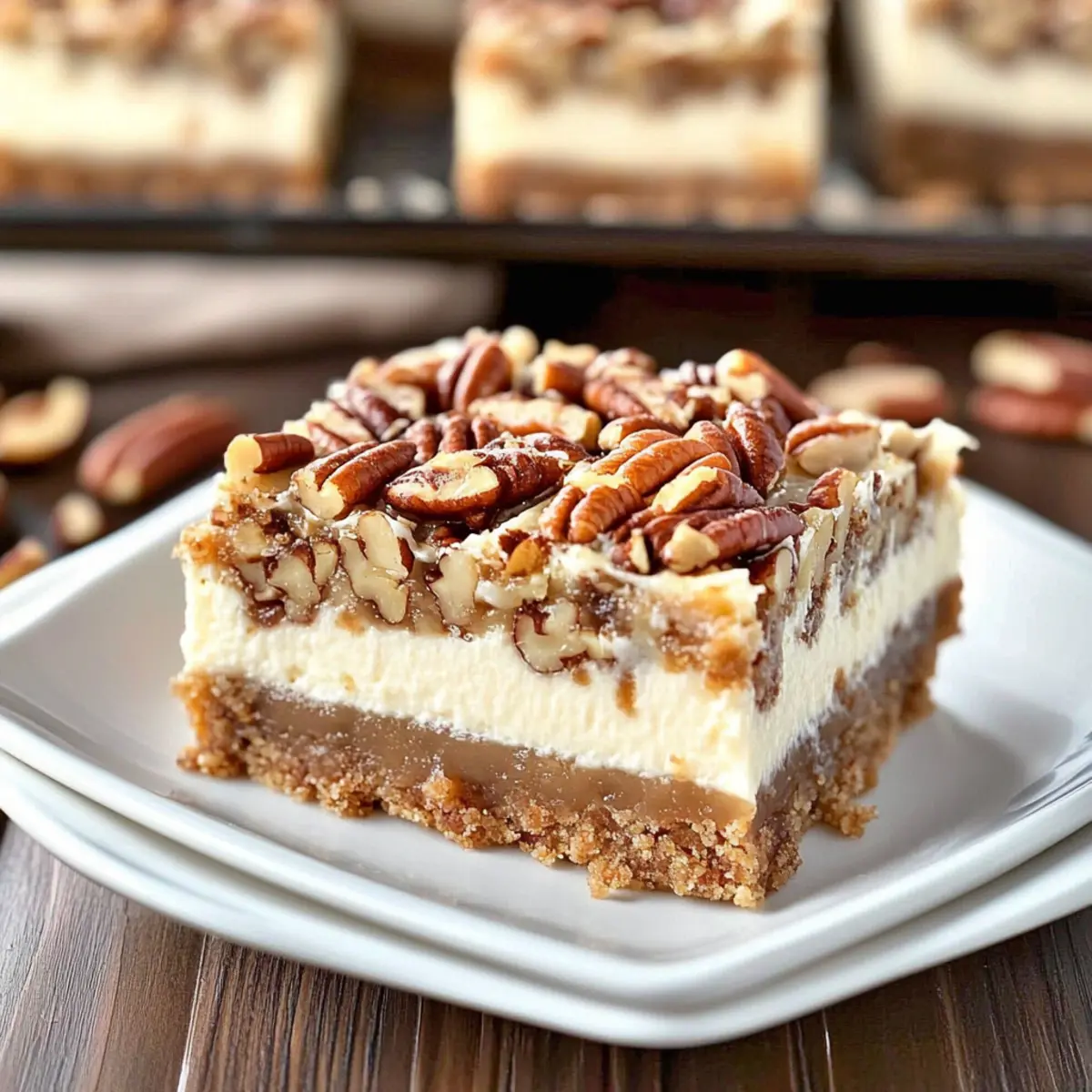 Irresistible Pecan Pie Cheesecake Bars for Dessert Lovers