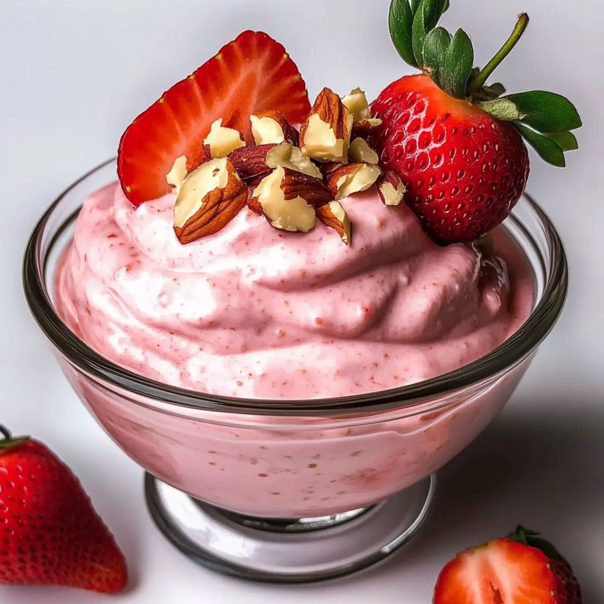 Delicious Strawberry Cottage Cheese Mousse for Guilt-Free Indulgence